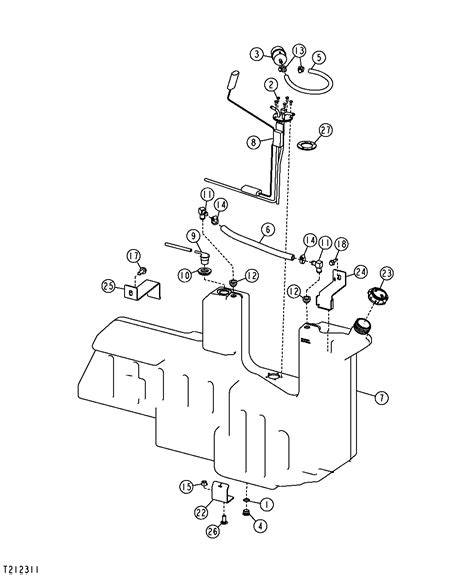 john deere 317 skid steer fuel line diagram from filter|john deere parts diagram.